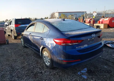 2018 Hyundai Elantra Se from USA, damaged, VIN 5NPD74LF3JH392058
